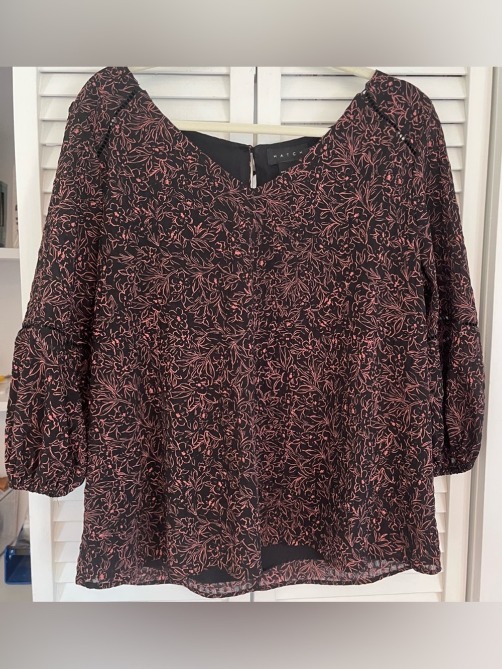 Hatch 3/4 Sleeve Pullover Top